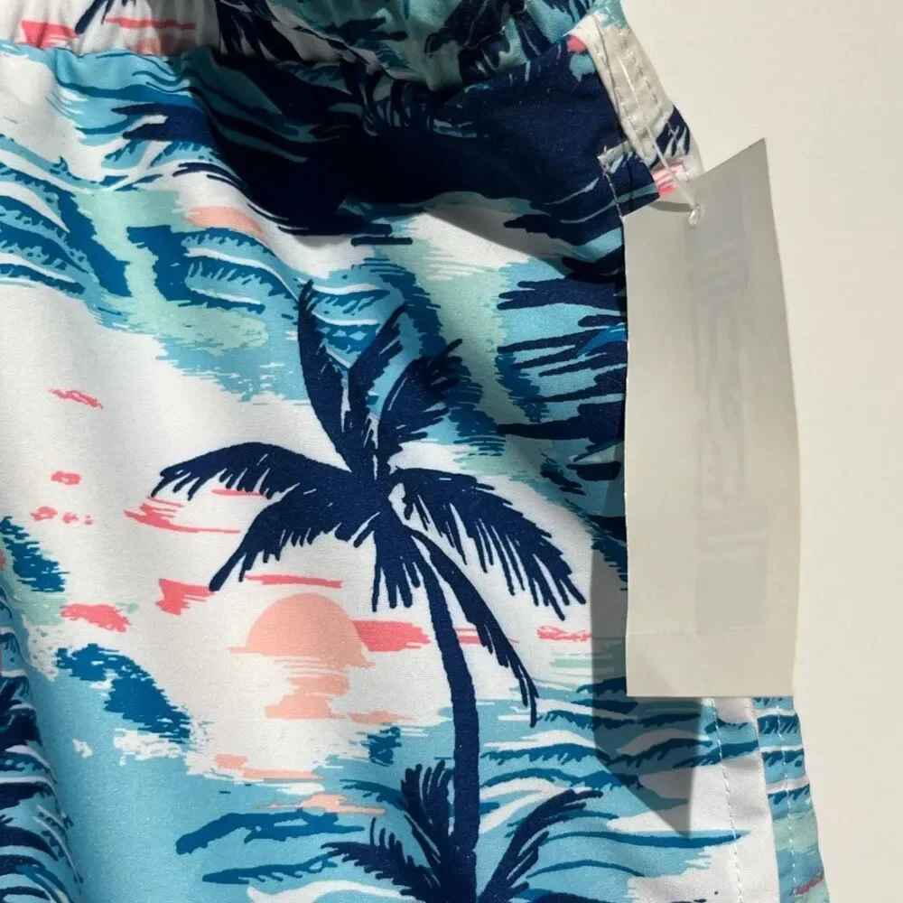 Club Room Men's‎ Multicolor Tropical Quick Dry Drawstring Swim Trunks XXL NWT